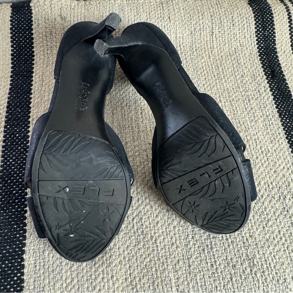 LifeStride Mykonos Peeptoe Heels in Shimmery Navy - Picture 8 of 8